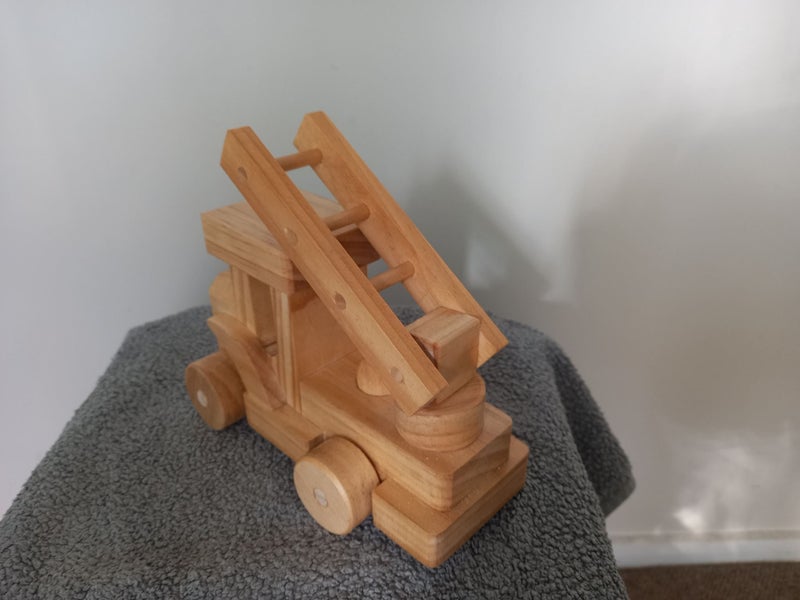 WOODEN FIRE TRUCK Carousel 1