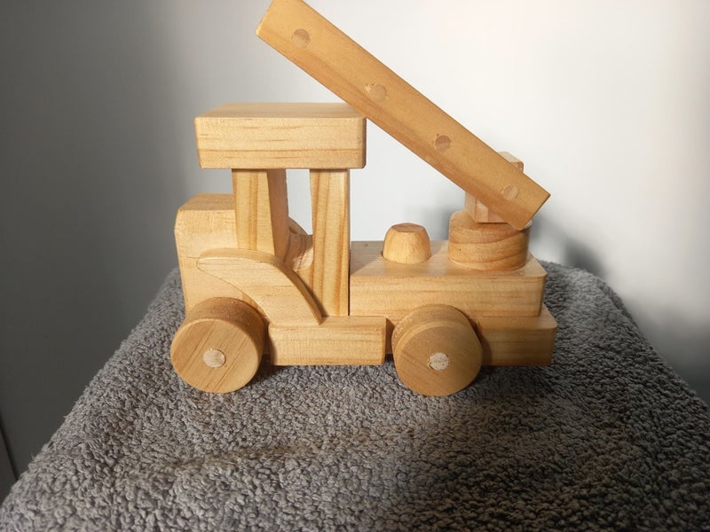WOODEN FIRE TRUCK Carousel 2
