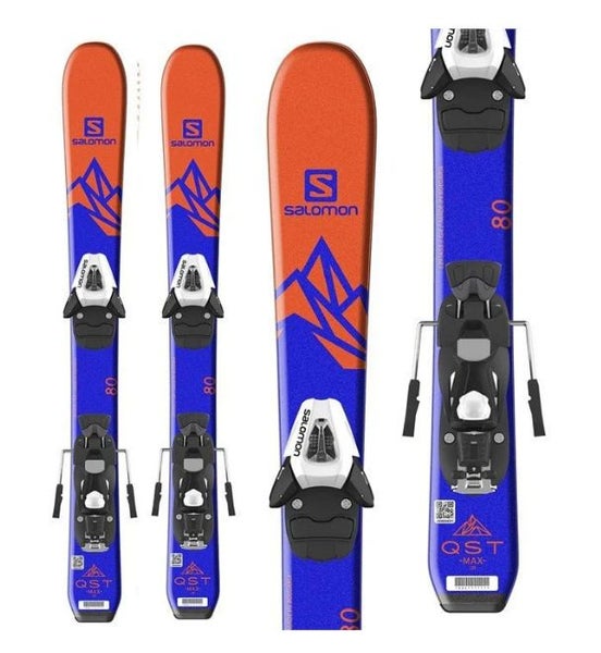 2018 SALOMON H QST MAX JR SKI 70CM + C5 BINDING Carousel 1