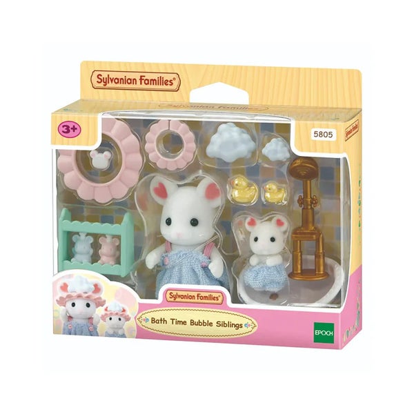 Bath Time Bubble Siblings Sylvanian Families Carousel 1