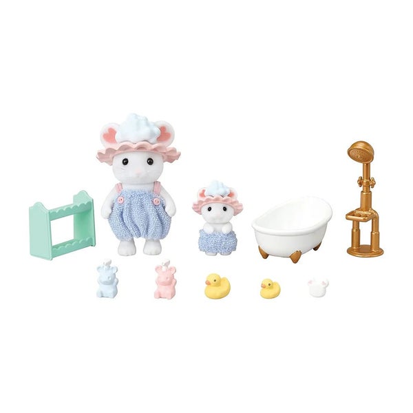 Bath Time Bubble Siblings Sylvanian Families Carousel 2