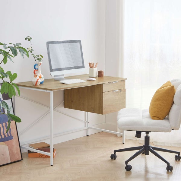 Office Desk - Oak Carousel 2