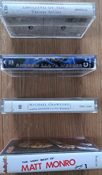 Tapes: Andrew Lloyd Webber, Michael Crawford, Mat Monro Carousel 2
