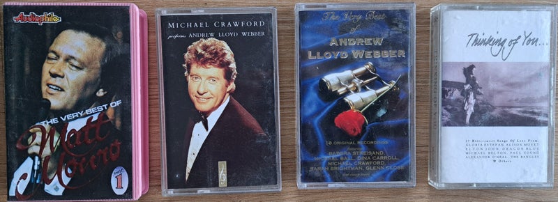 Tapes: Andrew Lloyd Webber, Michael Crawford, Mat Monro Carousel 1