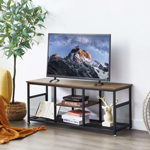 Entertainment Unit - Rustic Brown Carousel 2