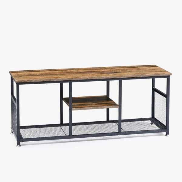 Entertainment Unit - Rustic Brown Carousel 1