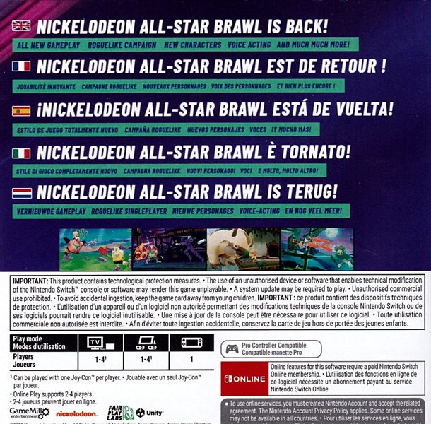 Nickelodeon All Star Brawl 2 Switch Carousel 2