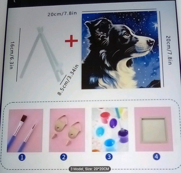 THE CATTAGE/DOGGO- Beautiful Dog Oil Paint By Numbers Kit Great For All Ages Carousel 2