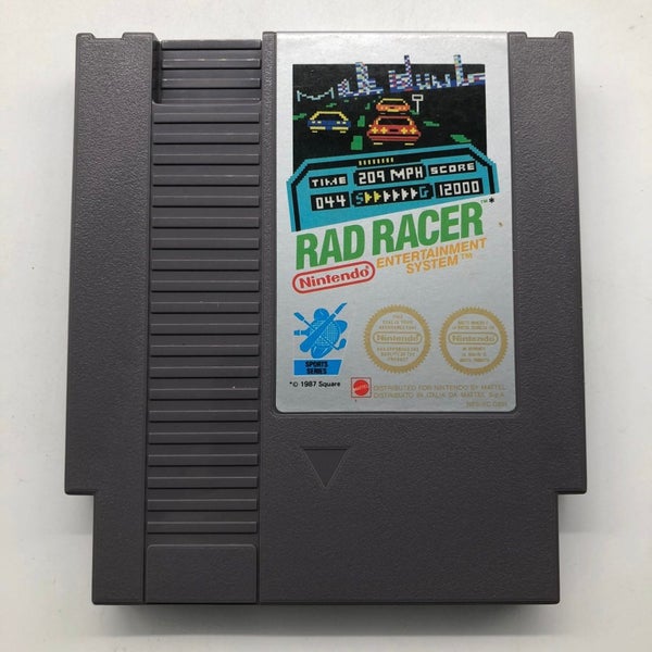 Rad Racer Nintendo Entertainment System Game PAL Carousel 1