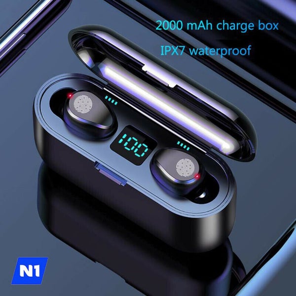 Wireless Bluetooth 5.0 Earphones Headset Earbuds Stereo Headphones With Mic Carousel 1