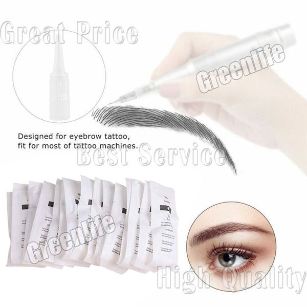 30pcs Cartridge Needles Makeup Bayonet port Tattoo Needles For Eyebrow/Lips/E... Carousel 2