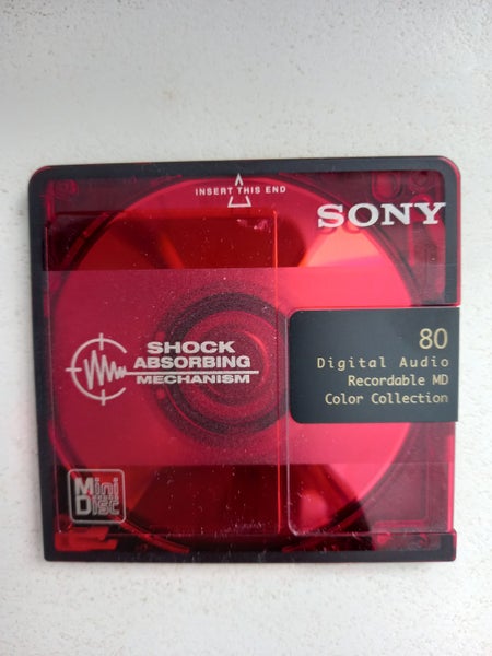 SONY MD80 MINI DISC c/w slip on sleeve Carousel 1