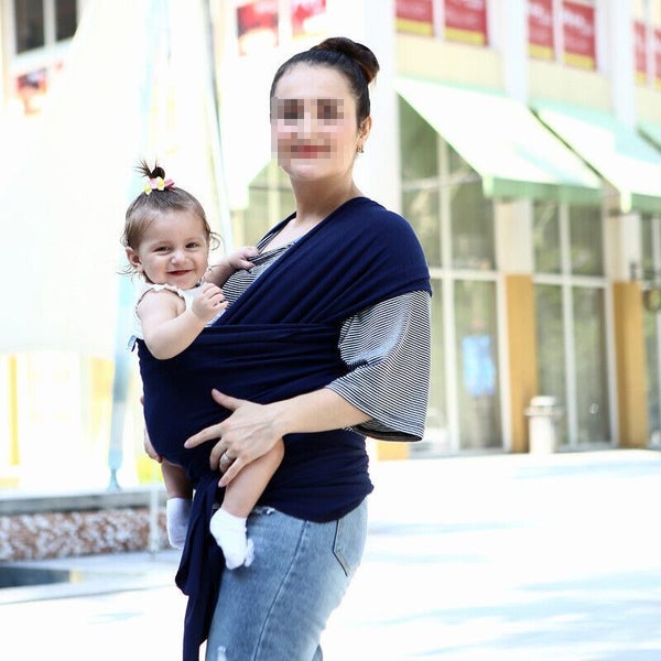 Baby Sling Cotton Adjustable Wrap Carrier Infant Breastfeeding Pouch Newborn Carousel 14