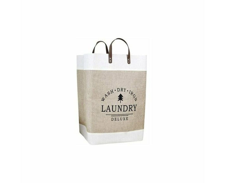 Foldable Waterproof Laundry Basket, Decorative Storage Basket for Bedr Carousel 1
