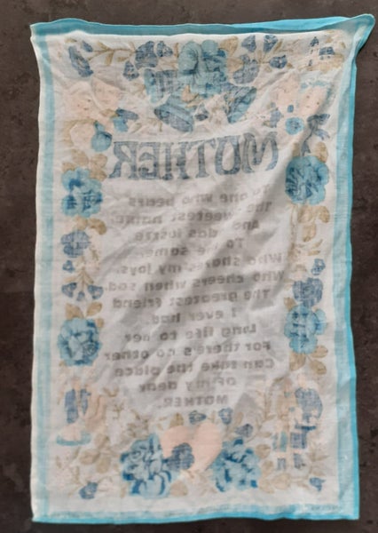 VINTAGE IRISH LINEN MOTHER RETRO COLLECTABLE TEA TOWEL Carousel 2