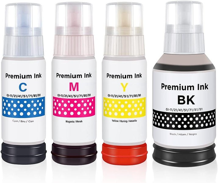 CANON Compatible Refill Ink Set for CANON PIXMA GI-61 GI61 etc Carousel 1