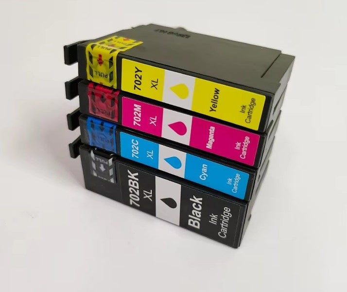 Compatible Ink Cartridges 702 702XL Whole Set for Epson WF-3720 3725 3730 etc Carousel 2