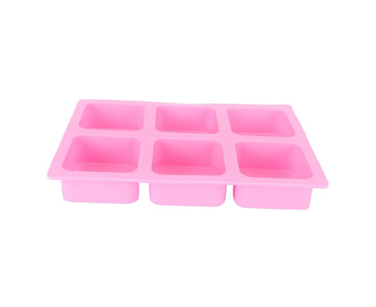 6?Grid Square Mold Silicone Cake Aroma Hand Making Soap Mould DIY Tool Carousel 1