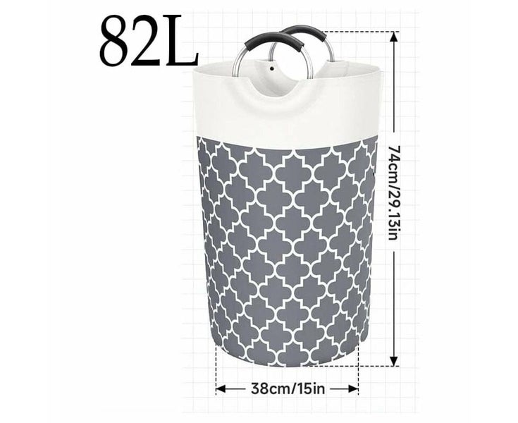 82L Laundry Basket, Clothes Hamper, Laundry Bin with Storage for Dirty Carousel 2