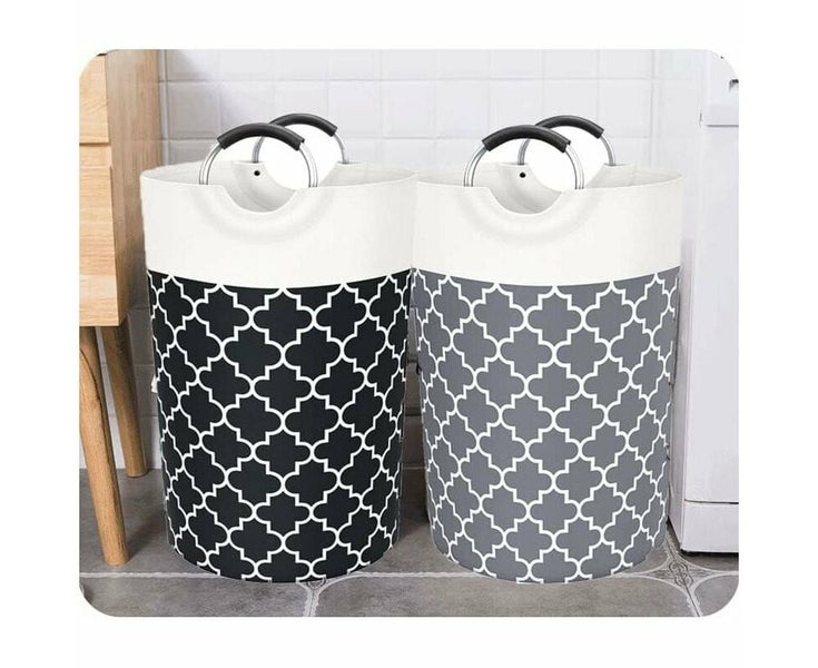 82L Laundry Basket, Clothes Hamper, Laundry Bin with Storage for Dirty Carousel 5