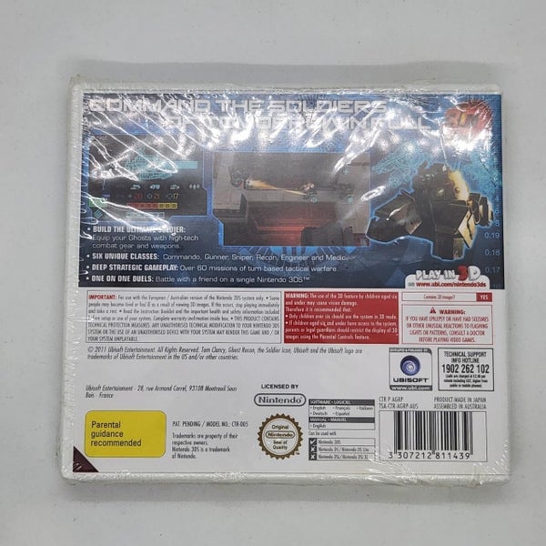 Tom Clancy's Ghost Recon Shadow Wars Nintendo 3DS Game Brand New SEALED PAL Carousel 2