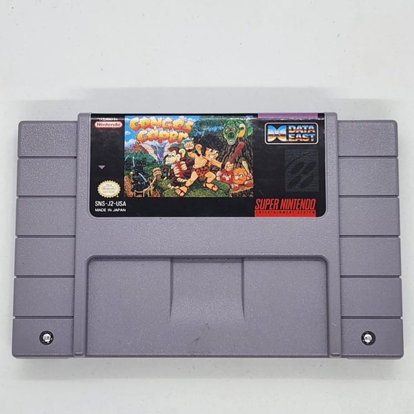 Congo's Caper Super Super Nintendo SNES Game Cartridge NTSC U/C Carousel 1