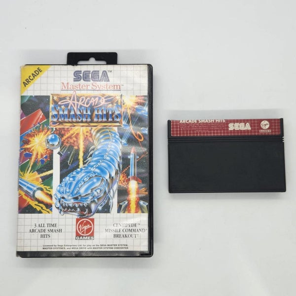 Arcade Smash Hits Sega Master System Game PAL Carousel 1