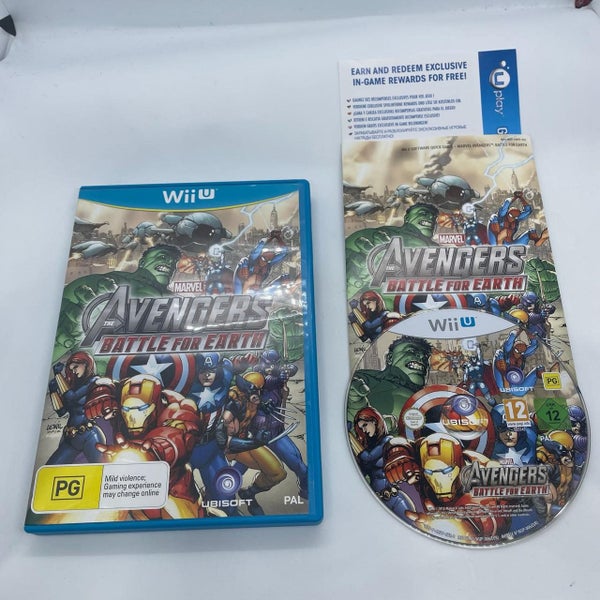 Marvel Avengers Battle For Earth Nintendo Wii U Game + Manual PAL Carousel 1