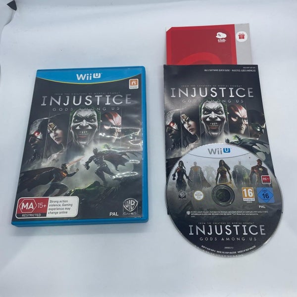 Injustice Gods Among Us Nintendo Wii U Game + Manual PAL Carousel 1