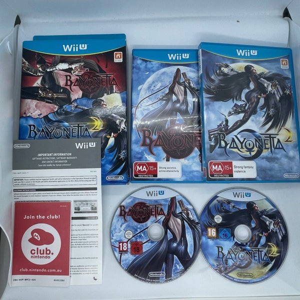 Bayonetta & Bayonetta 2 Nintendo Wii U Game PAL Carousel 1