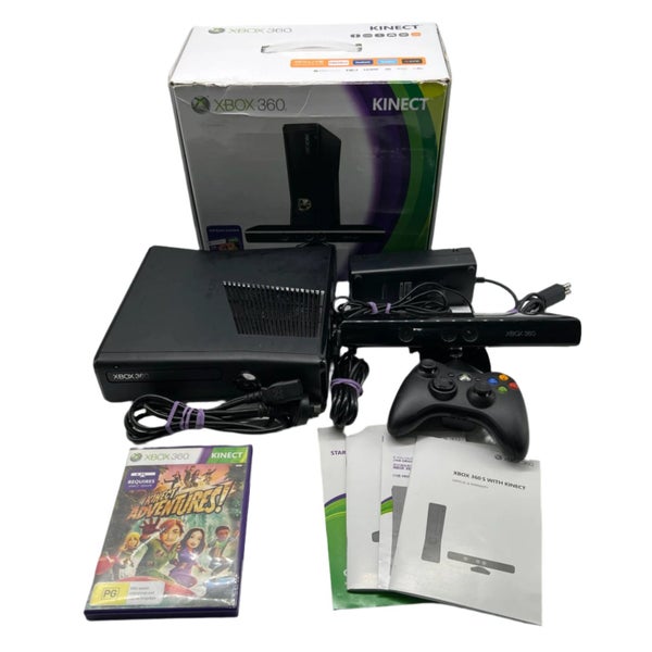 Xbox 360 S Kinect Console 4GB Black Boxed Carousel 1
