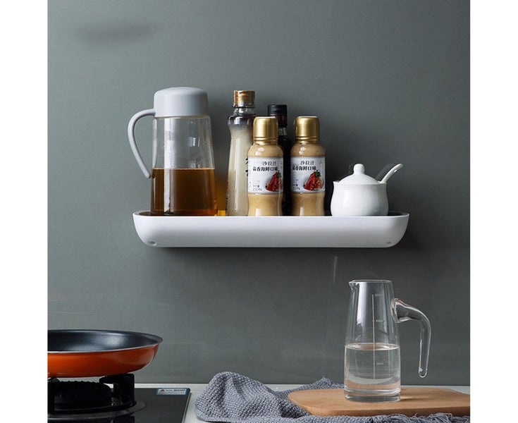 Wall Mounted Storage Rack Ventilated Strong Bearing Modern Srorage She Carousel 1
