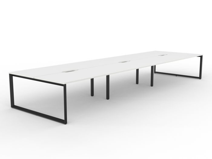 Anvil System Double Sided 6 Person Desk - 1800 x 800 Carousel 1
