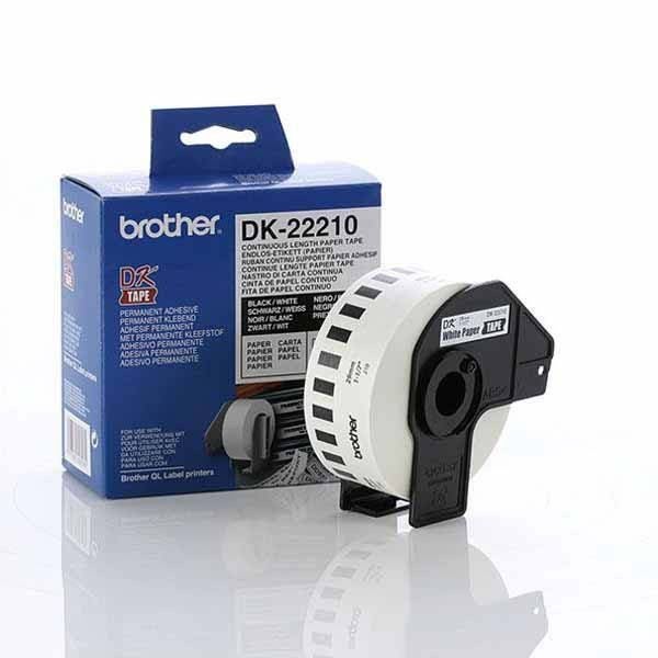 Brother White Cont. Paper Roll Direct Thermal Roll 2.9x 30.5m Carousel 1