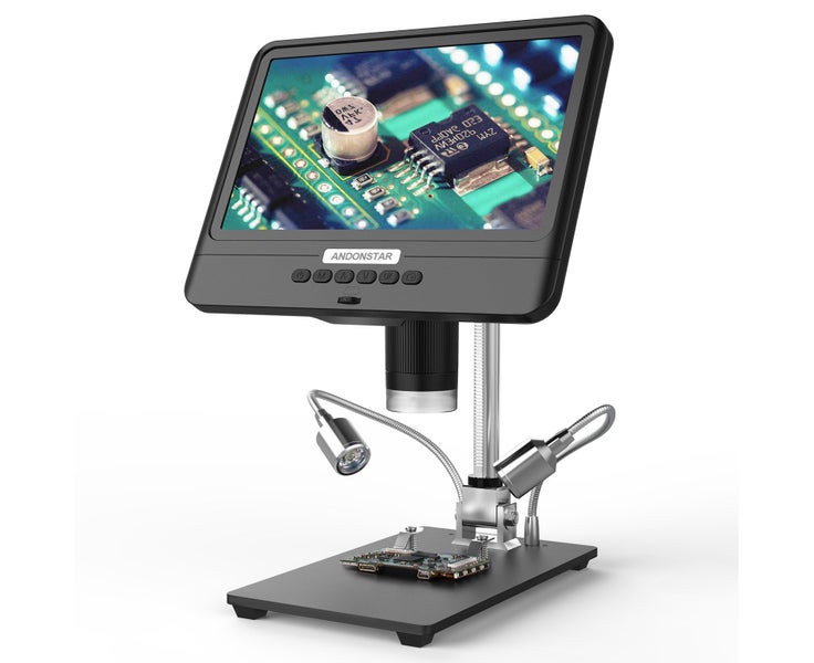 Andonstar AD208S 8.5 Inch LCD Display Screen 5X-1200X Digital Microsco Carousel 1