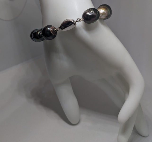 12-16.5mm Drop Tahitian Pearl Bracelet 19.5 cms Carousel 6