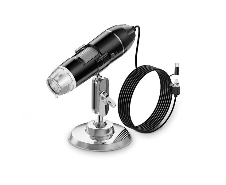 3 In 1 Interfaces Microscope 1080P 300000 Pixels 1600X Portable Digita Carousel 1