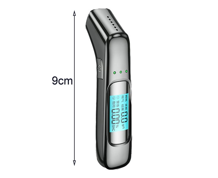Alcohol Breath Tester LED Digital Display High Accuracy Breathalyzer A Carousel 2