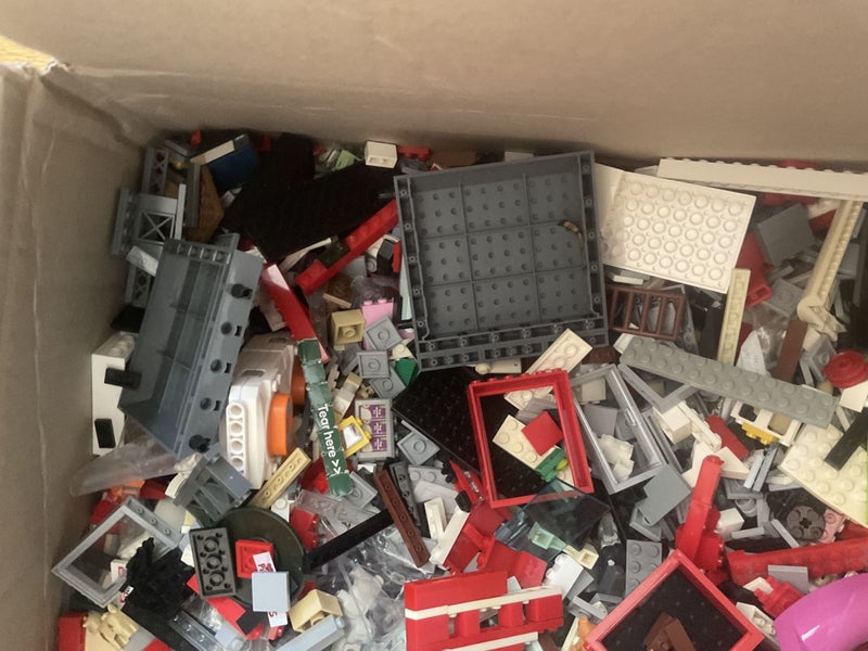 Mixed 12.7kg lot of non Lego bricks Carousel 2