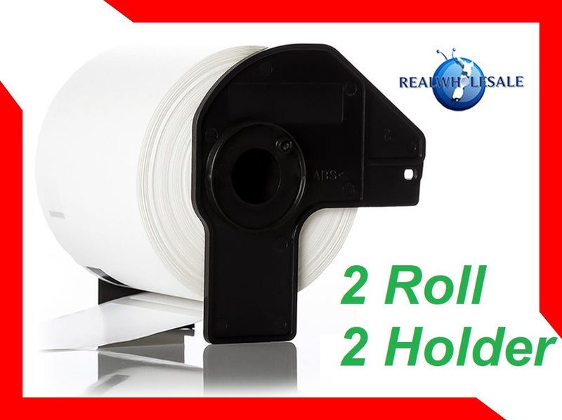 Labels compatible with Brother Badge Labels DK-11202 Roll + Holder Carousel 1