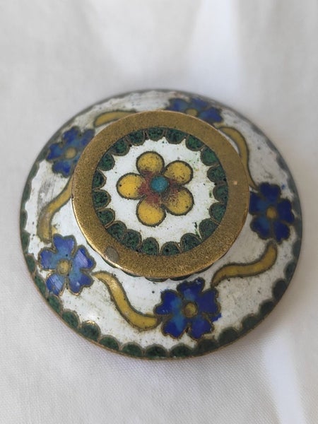 Old Chinese Cloisonne Urn Ginger Jar #1 ( SKU F1) Carousel 7