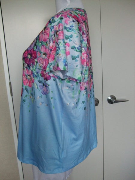 Beautiful Brand New Unworn Floral Top Sz L 14 NZ Carousel 2