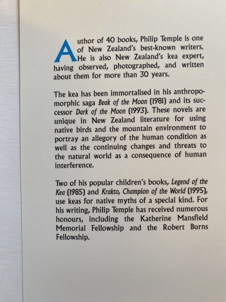 THE BOOK OF THE KEA by Philip Temple Carousel 6