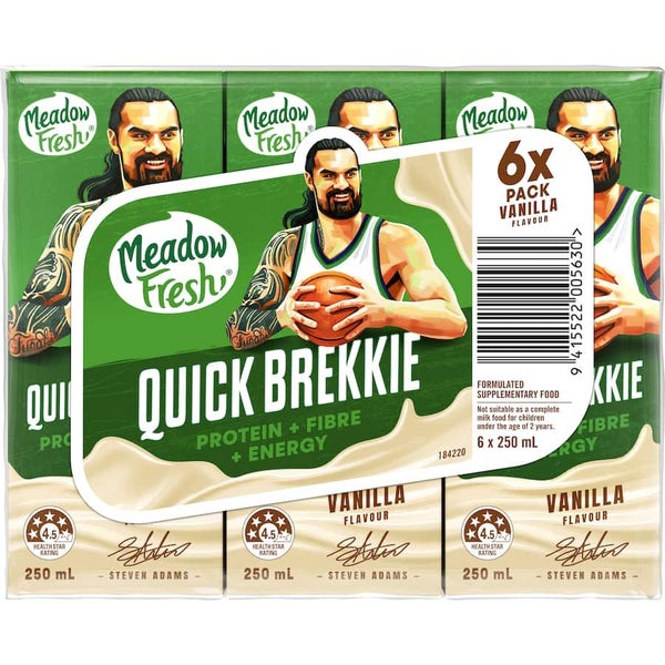 Meadowfresh Quick Brekkie Breakfast Drink Vanilla Milk Carousel 1