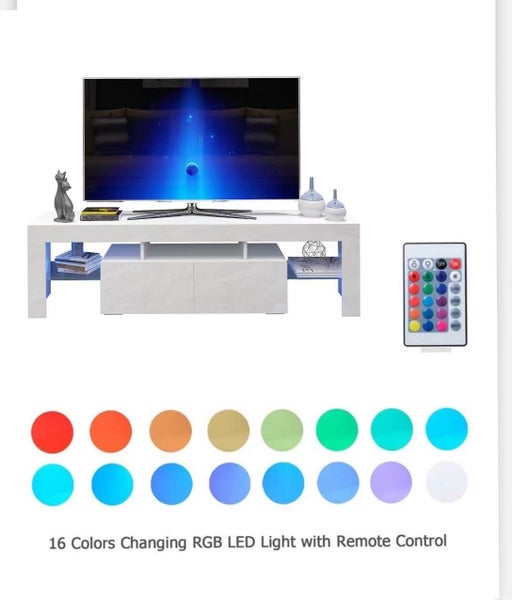 Norway' 130Cm RGB LED TV Stand Cabinet Entertainment Unit Carousel 10