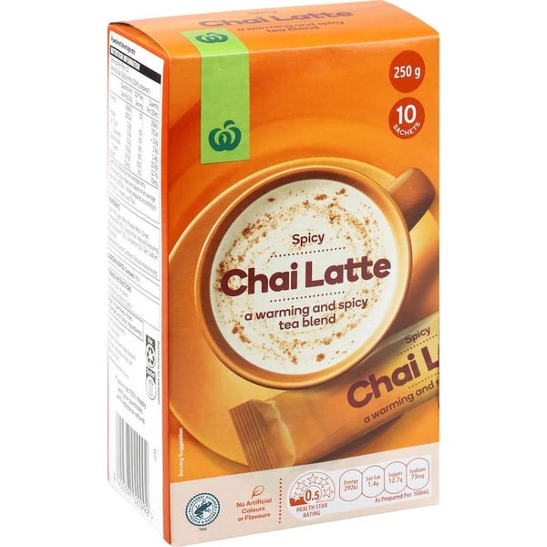Woolworths Coffee Sachets Spicy Chai Latte Carousel 1
