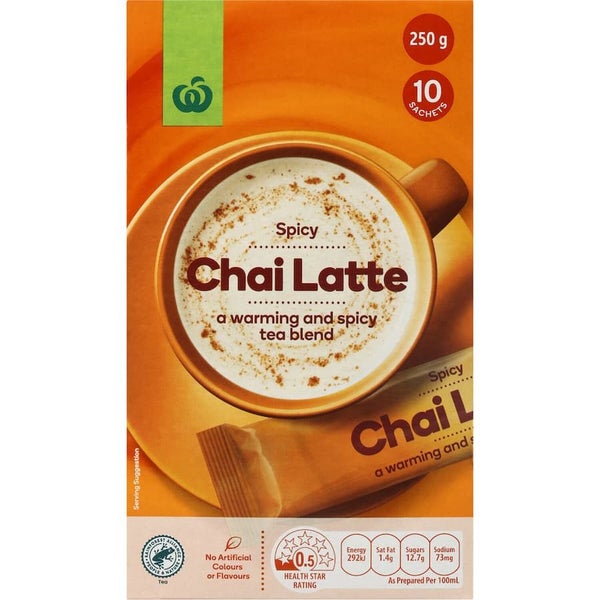 Woolworths Coffee Sachets Spicy Chai Latte Carousel 2