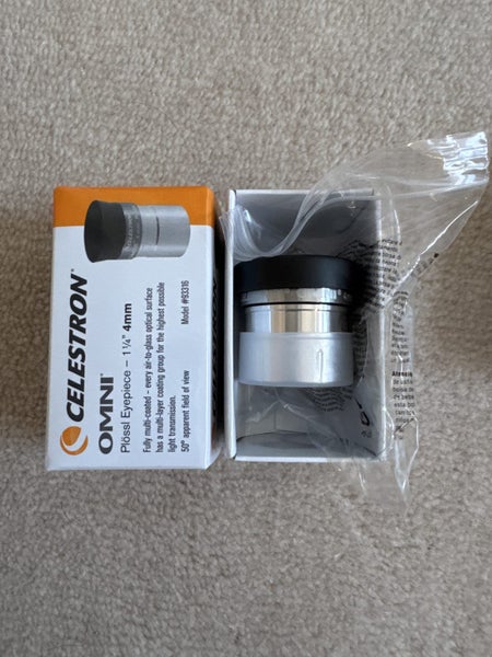 Celestron Omni 4mm Eyepiece 1.25 inch barrel Carousel 1