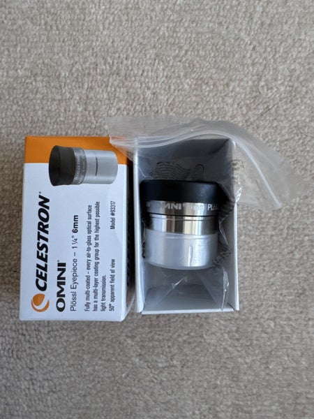 Celestron Omni 6mm Eyepiece 1.25 inch barrel Carousel 1