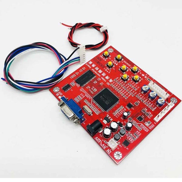CGA/CRT To VGA Video Converter Board For Arcade Machine Led Monitor, Carousel 2